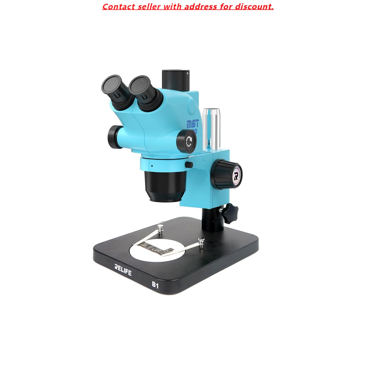 Stereo Trinocular Microscope Pcb - RELIFE RL-M6T Pro-B1 삼안 HD 스테레오