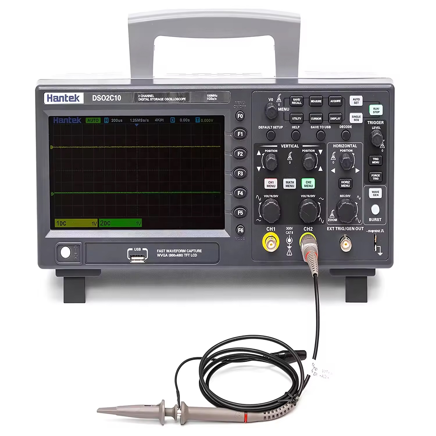 Digital Storage Oscilloscope 100Mhz - DSO2C10 DSO2C15 DSO2C10 2채널 디지털 스토리지
