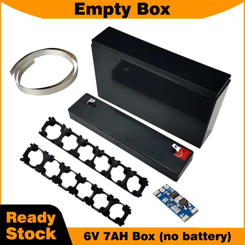 Spot Welder 18650 Battery Pack - 6V 7AH DIY용 빈 배터리 박스