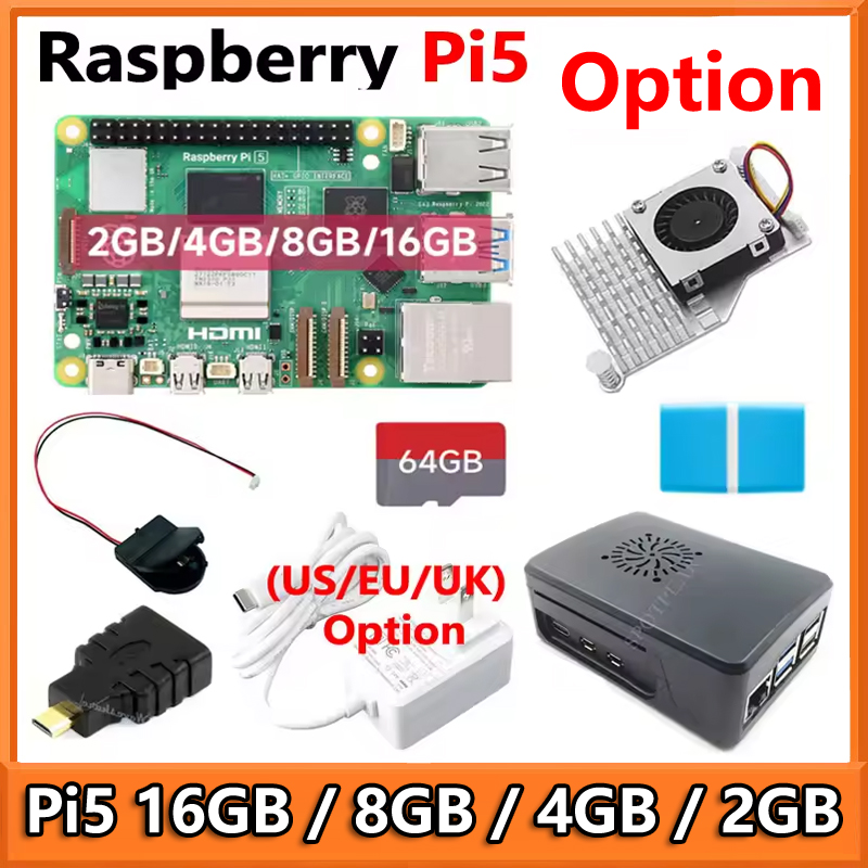 Raspberry Pi 5 8Gb Kit - 라즈베리 파이 5 16GB /8GB/4GB/2GB RAM