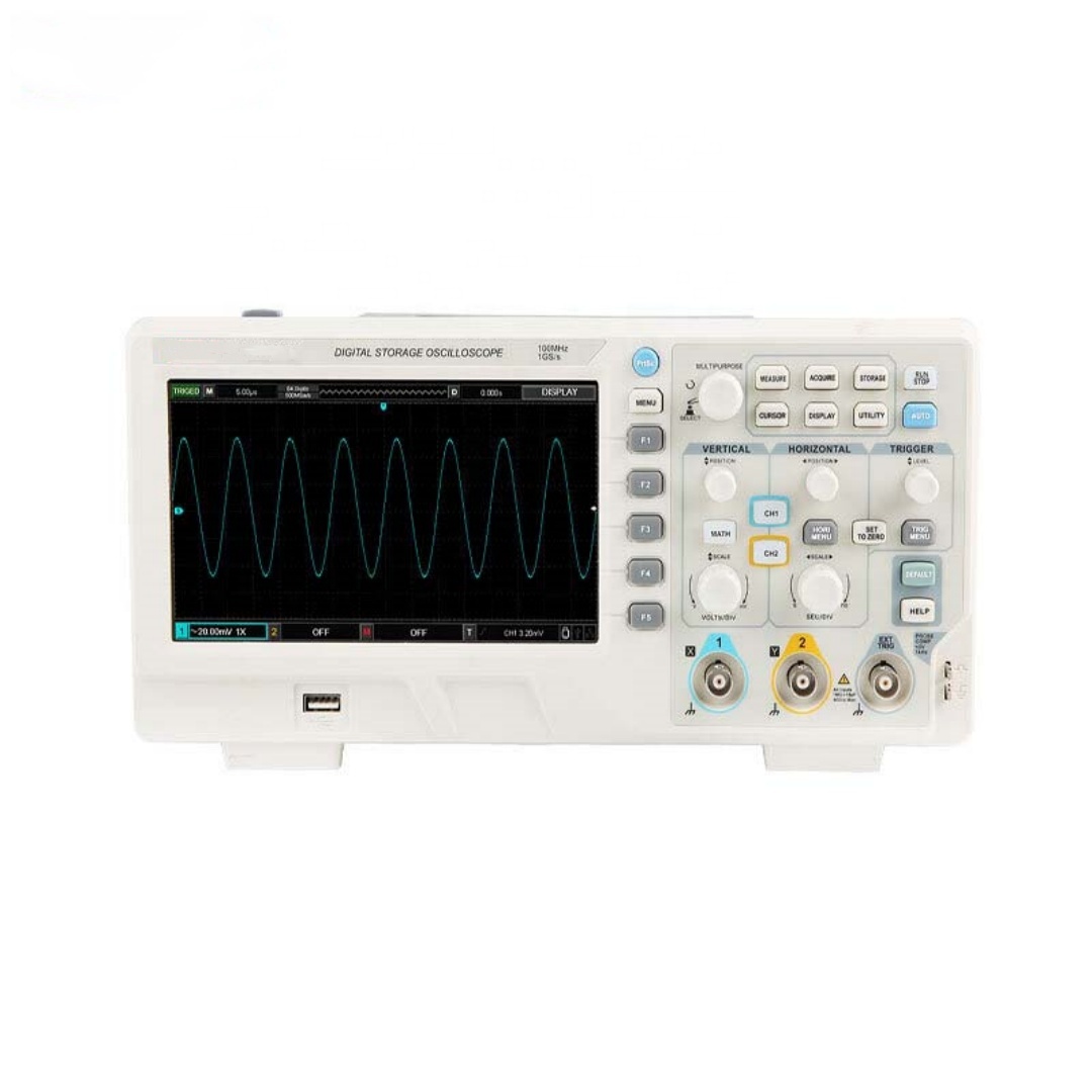 Digital Storage Oscilloscope 100Mhz - 100MHz 2채널 디지털 스토리지 오실로스코프 유닛
