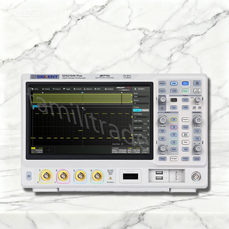 Digital Storage Oscilloscope 100Mhz - 1PC SIGLENT SDS2104X PLUS 4채널 100MHz