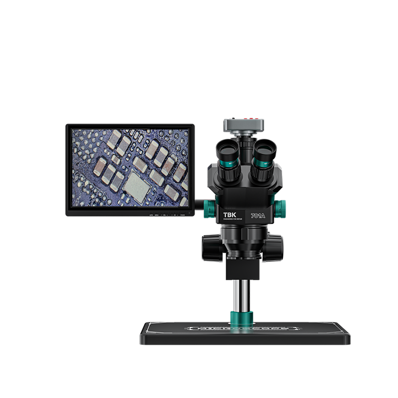 Stereo Trinocular Microscope Pcb - TBK 701A 삼안 실체 현미경 7-60배율