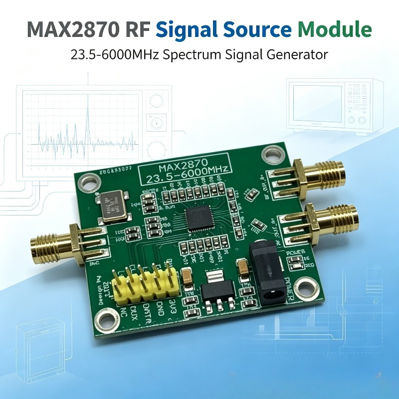 Signal Generator Spectrum Analyzer - MAX2870 23.5–6000MHz RF 신호 소스 모듈,