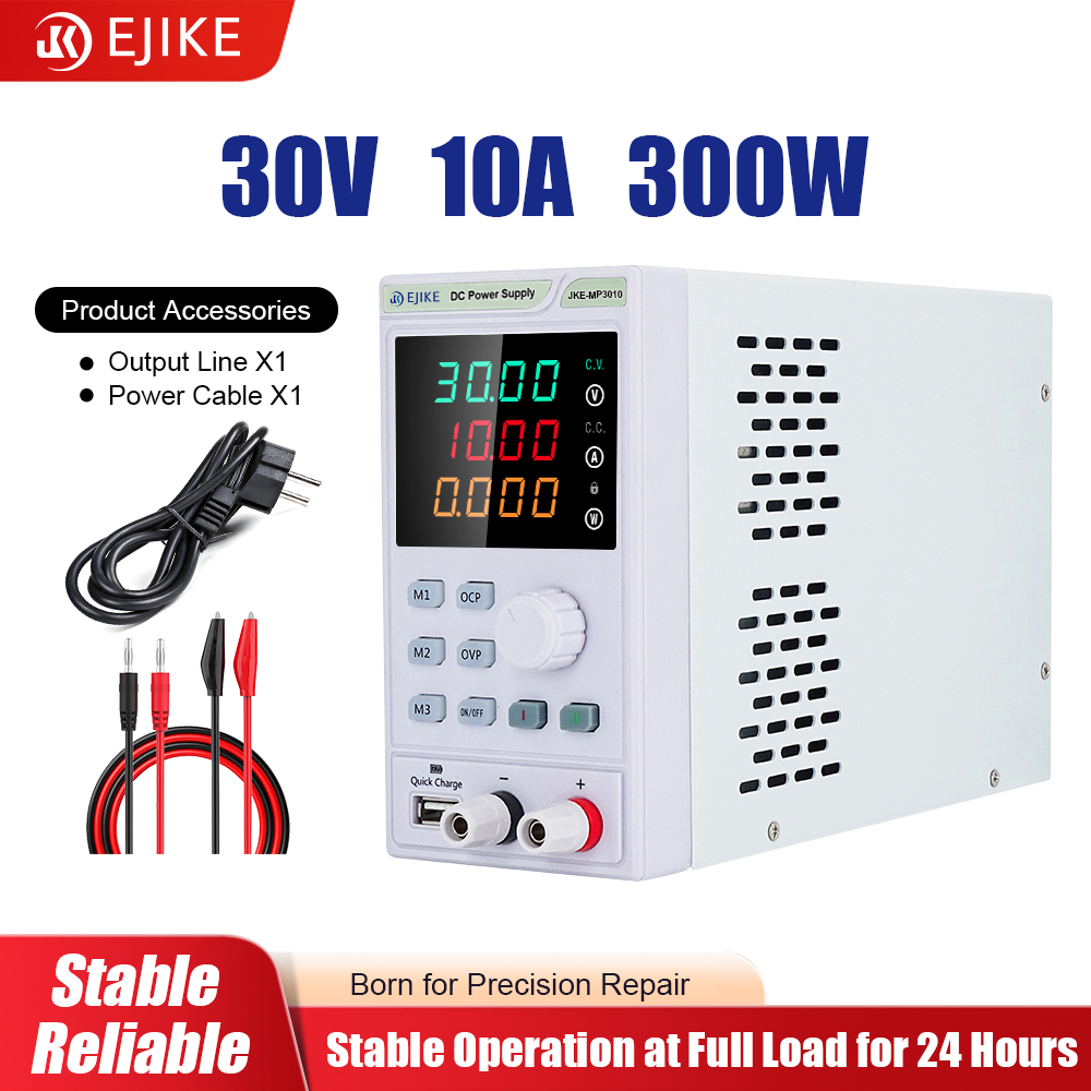 Programmable Dc Power Supply 30V 10A - EJIKE DC 전원 공급 장치 300W