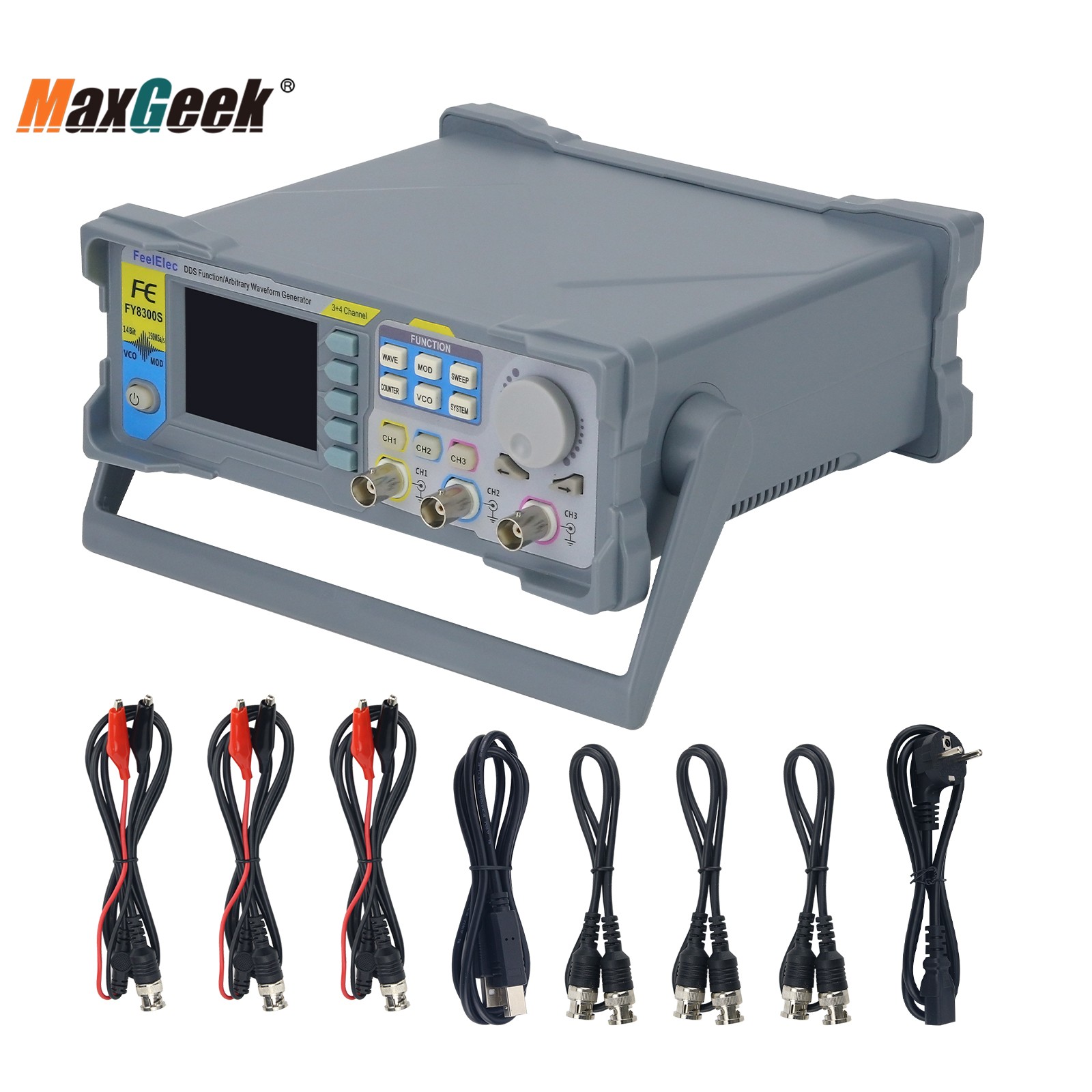 Function Arbitrary Waveform Generator - Maxgeek FY8300S-20M 임의 파형 신호 발생기,