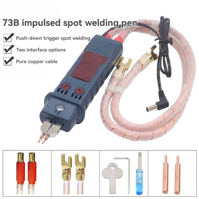Spot Welder 18650 Battery Pack - 73B 일체형 스폿 용접 펜, DIY