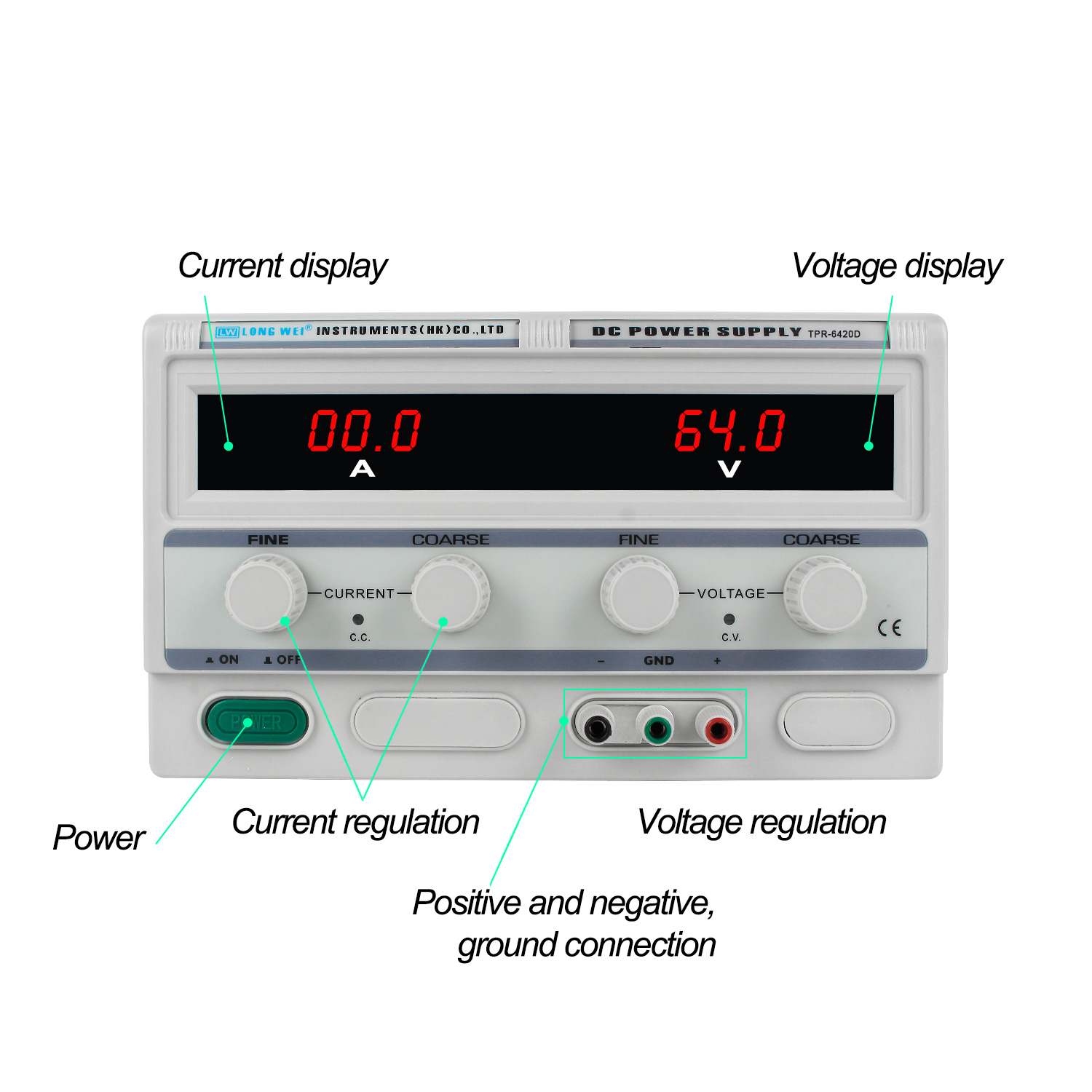 롱웨이 TPR-6420D 64V 20A LED 디지털  - Linear Lab Power Supply Adjustable 리뷰 및 가격
