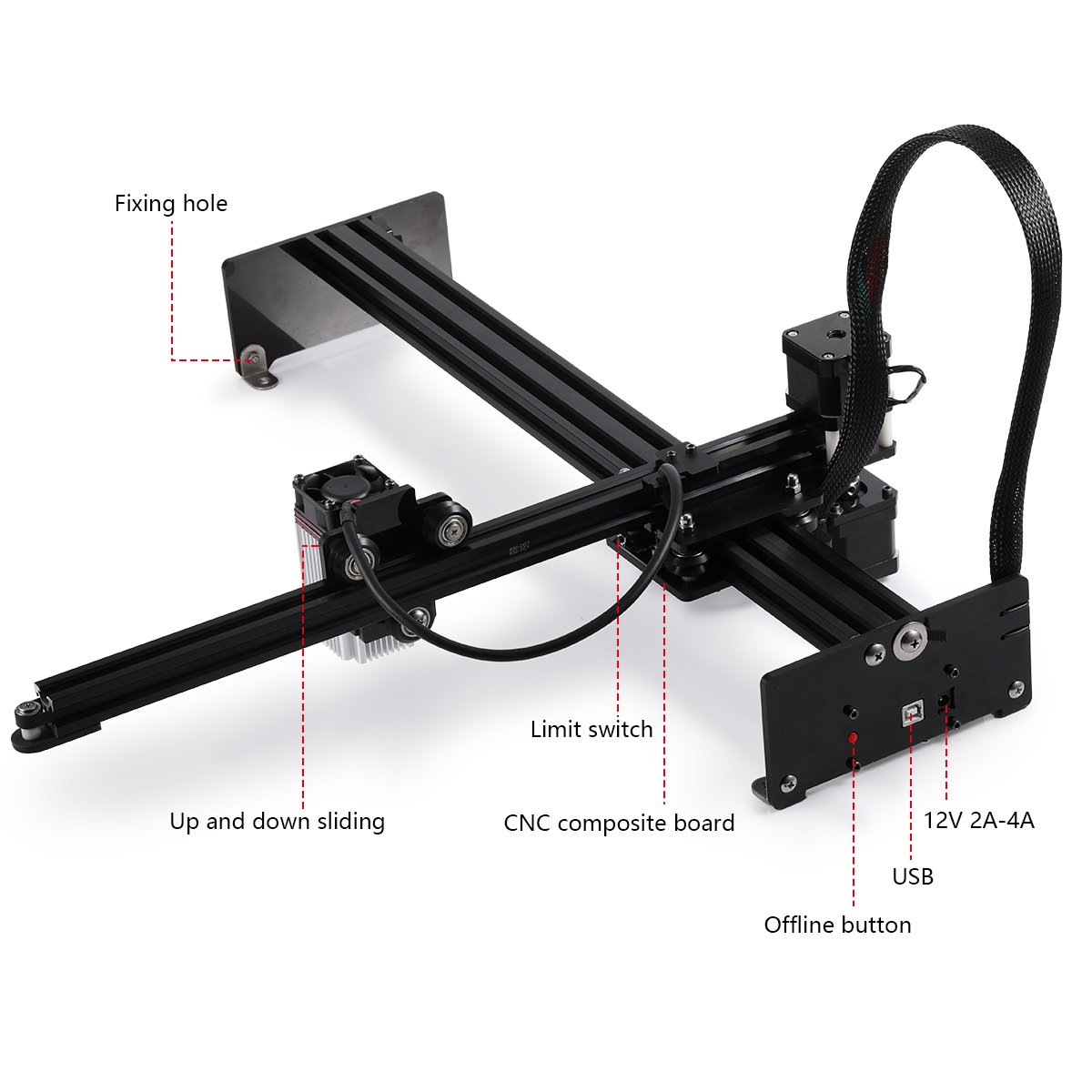 재고 있음 NEJE 3 PLUS N40630 30w 4 - Mini Laser Engraver Cnc Router 리뷰 및 가격