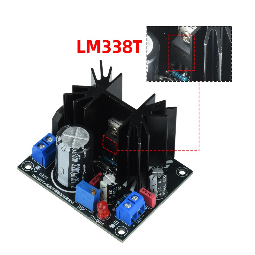 LM338T 선형 가변 전압 조정기 모듈 AC0-24V - Linear Lab Power Supply Adjustable 리뷰 및 가격