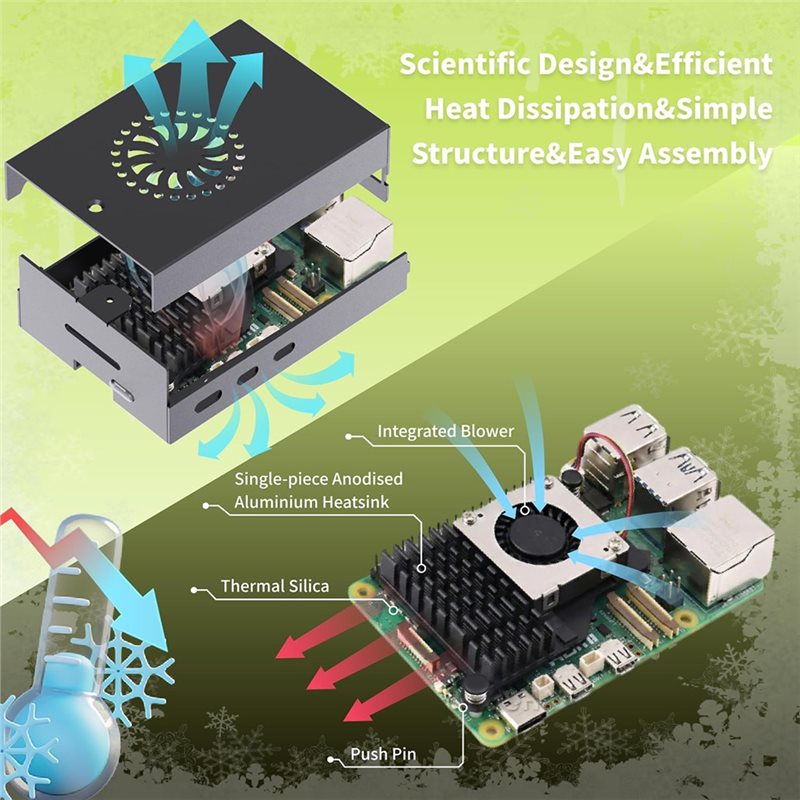 AS95-For Irasptek 스타터 키트(라즈베리  - Raspberry Pi 5 8Gb Kit 리뷰 및 가격