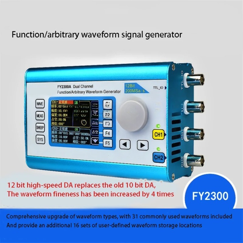 FY2300 듀얼 채널 DDS 기능 임의 파형 신호 발 - Function Arbitrary Waveform Generator 리뷰 및 가격