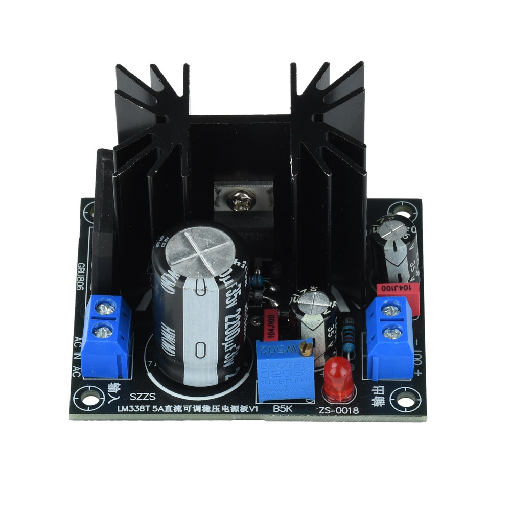LM338T 선형 가변 전압 조정기 모듈 AC0-24V - Linear Lab Power Supply Adjustable 리뷰 및 가격