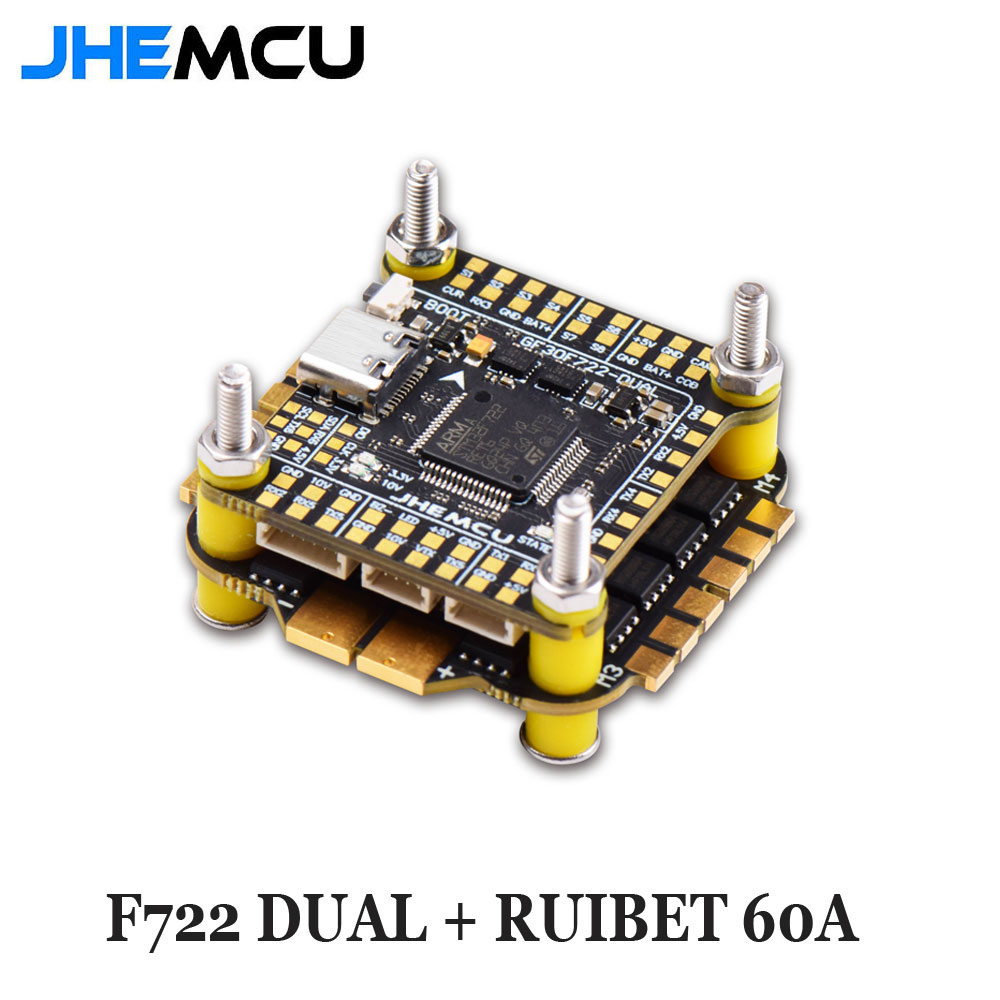 Jhemcu F7 스택 F722 듀얼 비행 컨트롤러 R - Fpv Flight Controller F7 Stack 60A 리뷰 및 가격
