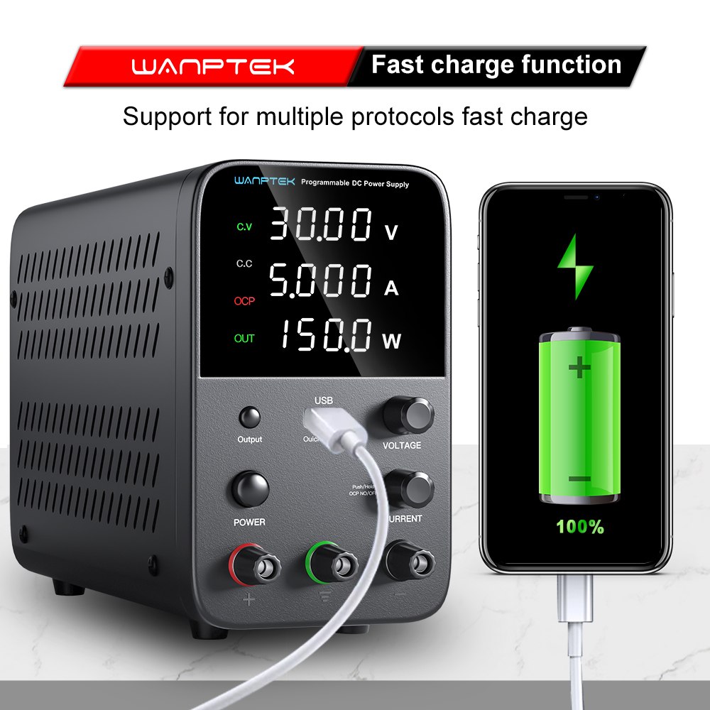 Wanptek 프로그래밍 가능 DC 전원 공급 장치 W - Programmable Dc Power Supply 30V 10A 리뷰 및 가격