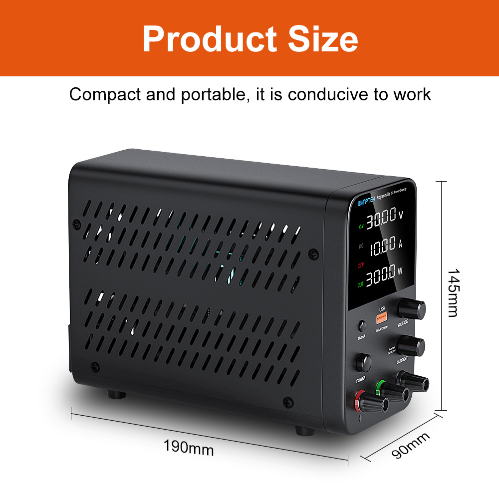 Wanptek 프로그래밍 가능 DC 전원 공급 장치 W - Programmable Dc Power Supply 30V 10A 리뷰 및 가격