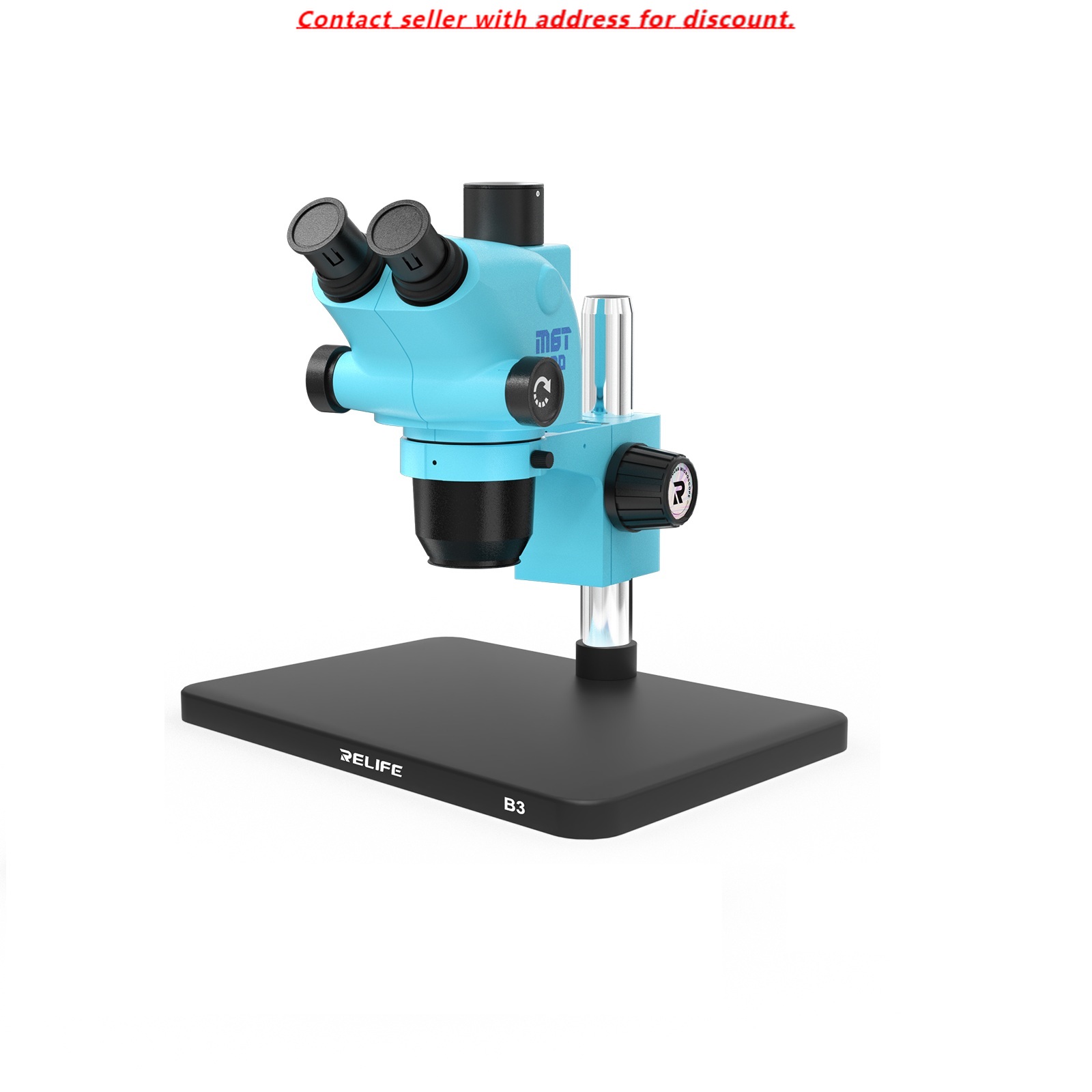 RELIFE RL-M6T Pro-B3 삼안 HD 스테레 - Stereo Trinocular Microscope Pcb 리뷰 및 가격