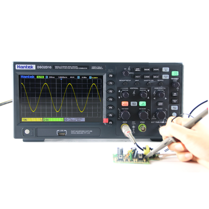 Hantek DSO2D10 디지털 스토리지 오실로스코프 - Digital Storage Oscilloscope 100Mhz 리뷰 및 가격