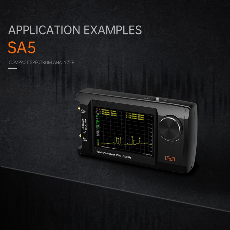 ● 최신 4인치 IPS LCD SA5 스펙트럼 분석기  - Signal Generator Spectrum Analyzer 리뷰 및 가격