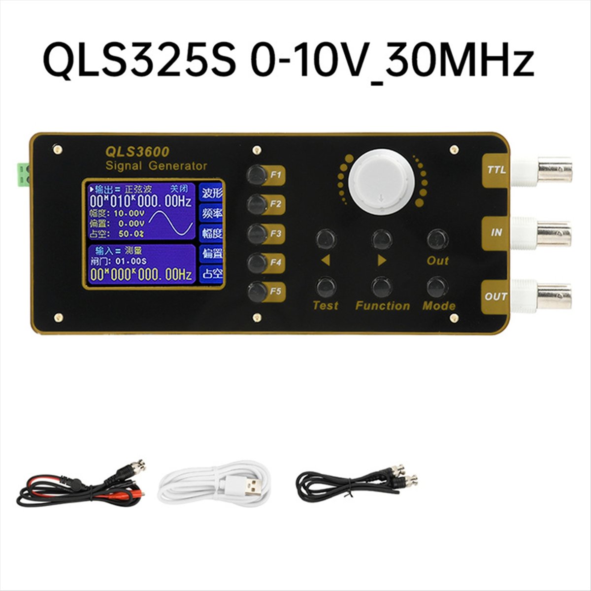 M85K QLS325S 2.4인치 DDS 기능/임의 파 - Function Arbitrary Waveform Generator 리뷰 및 가격
