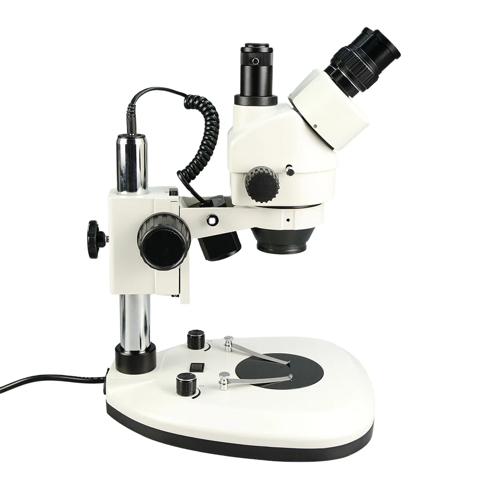 공장용 7x-45x 광학 산업용 삼안 현미경, 전자 P - Stereo Trinocular Microscope Pcb 리뷰 및 가격