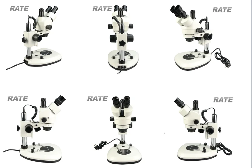 공장용 7x-45x 광학 산업용 삼안 현미경, 전자 P - Stereo Trinocular Microscope Pcb 리뷰 및 가격