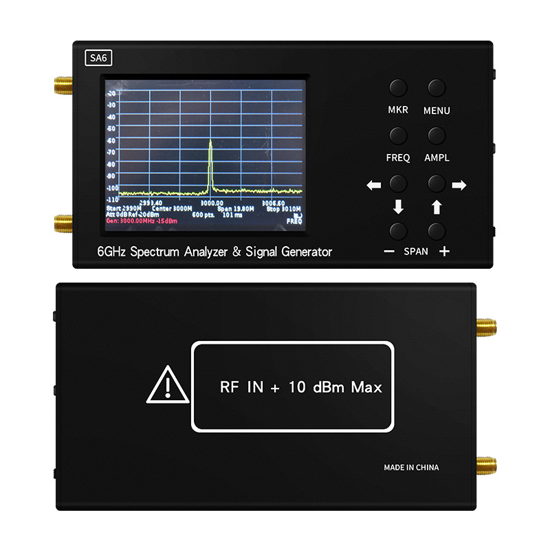 SA6 6GHz 3.2인치 휴대용 스펙트럼 분석기 5- - Signal Generator Spectrum Analyzer 리뷰 및 가격