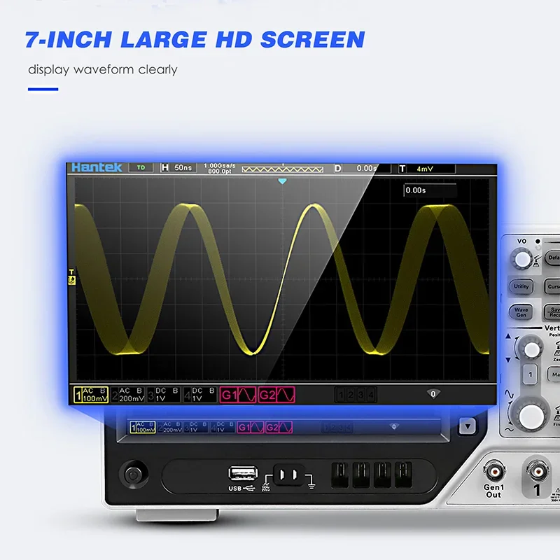 한텍 DPO6104B 디지털 저장 오실로스코프 4채널  - Digital Storage Oscilloscope 100Mhz 리뷰 및 가격
