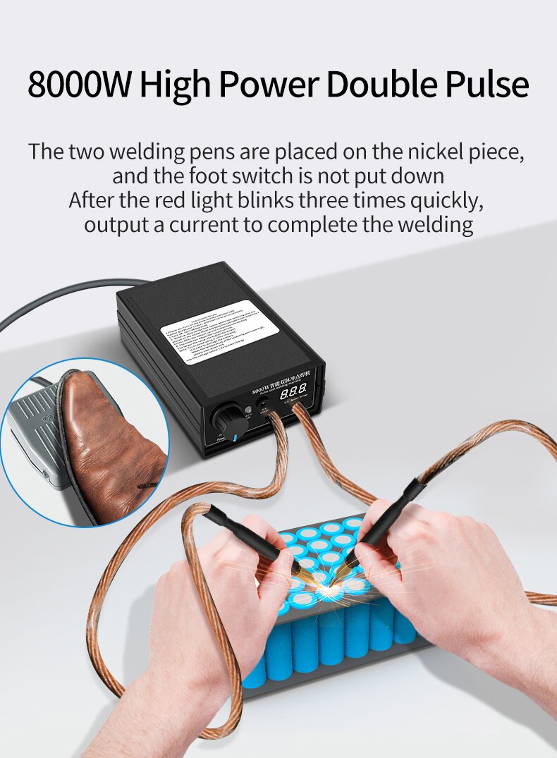 8000W 미니 스팟 용접기 키트 DIY 자동 1865 - Spot Welder 18650 Battery Pack 리뷰 및 가격