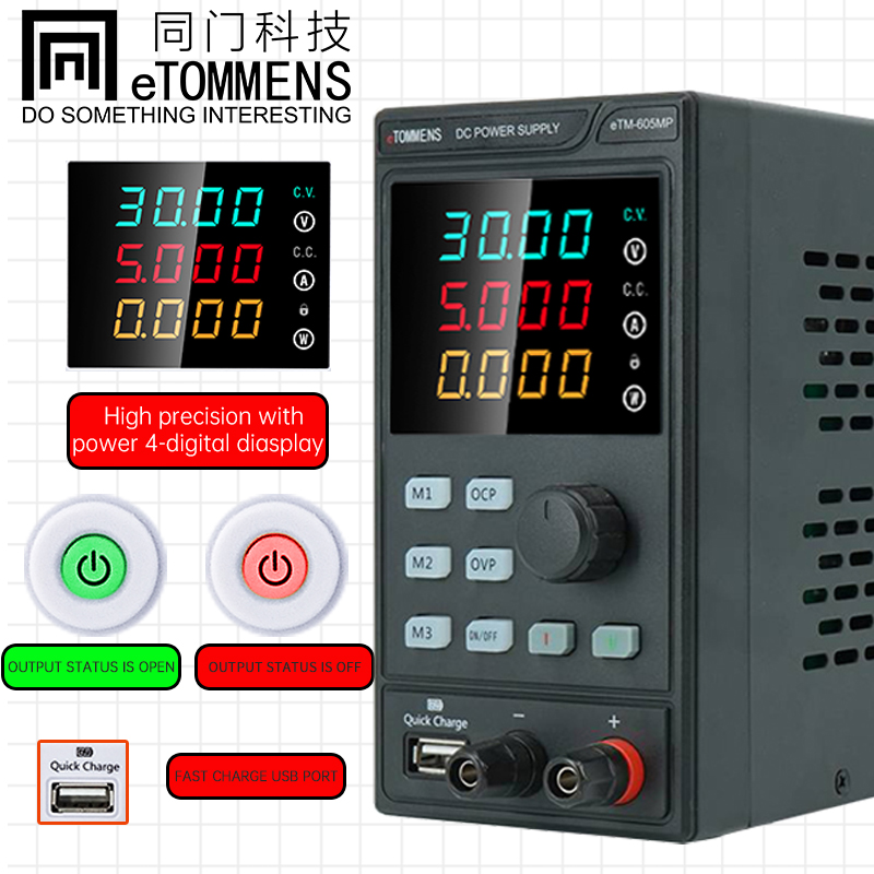 ETOMMENS 30V 10A 300W ETM-3010 - Programmable Dc Power Supply 30V 10A 리뷰 및 가격